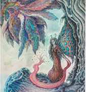HAWVVT 108 Garden Leaf Faery by Vicki Visconti-Tilley