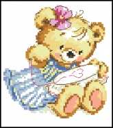 Alisa 0-93 I love to sew bear pcs