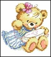 Alisa 0-93 I love to sew bear pcs