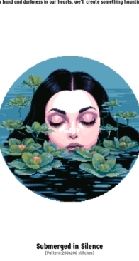 Cross Stitch Curiosity - Submerged in Silence
