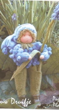 Pop en Plank - Blauw Druifje - Blue Grape - Dutch