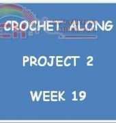 CROCHET ALONG - PROJECT 2 - WEEK 19