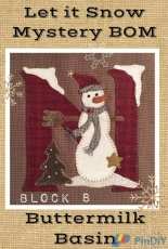 Let it Snow-Free Mystery BOM Block 8 by Buttermilk Bassin-2016