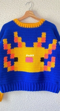 Officially hooked shop  - Ariana - Axolotl Sweater