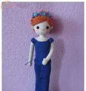 The Queen in blue