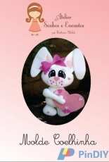 Atelier Sonhos e Encantos-Felting Bunny by Bárbara Melido-Portuguese-Free