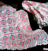 Floral Baby Afghan