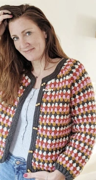 Iron Lamb - Claudine Powley - Granny Go Round Cardigan