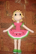 Doll - watermelon outfit