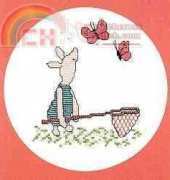 Designer Stitches B2 Butterfly Piglet