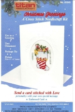Titan Needlecraft 81545 - Stocking Greeting Card