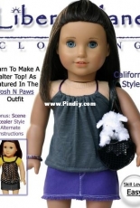 Liberty Jane Clothing - Malibu Halter Top for 18" Dolls