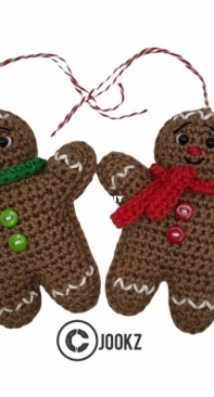 Jookz Creaties - Joke Postma - Gingerbread man - Peperkoekmannetje - Dutch