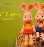 FantasticStitch- Anastasia Eisenberg- Easter Bunny with Carrot- German