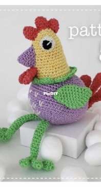 My Crochet Chums - Pia Simpson - Lockdown Ami Challenge - Number 52 - Spring Chicken - Free