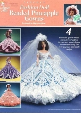 Annies Attic 873351 - Bride Beaded Pineapple Gowns