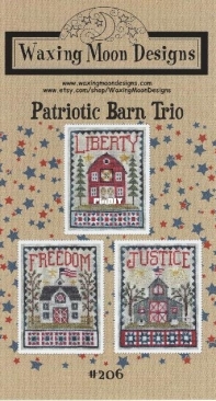 Waxing Moon Designs 206 Patriotic Barn Trio