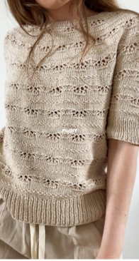 Musling Tee by Lene Holme Samsøe - Leknit - English