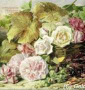 Golden Kite GK 2243 - Peonies Roses and Hollyhocks