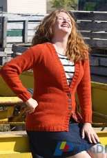 Shapely Boyfriend Cardigan by Stefanie Japel-Free