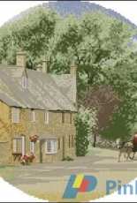 Heritage Crafts Circle Serie JCVL272 Village Lane by John Clayton