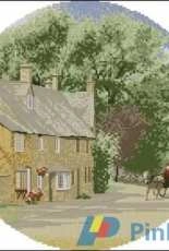 Heritage Crafts Circle Serie JCVL272 Village Lane by John Clayton