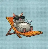 Cat On A Chair by Anna Gaptullina