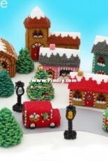 the christmas village beading