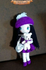 Dolls in purple