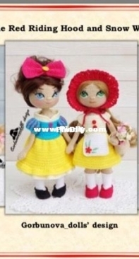 Gorbunova Dolls Design - Julia Gorbunova - Little Red Hood and Snow White - Russian