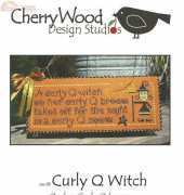 Cherry Wood Designs Studio CW-39 - Curly Q Witch