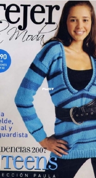 Tejer la Moda - Nro. 023 - Teens/Tendencias 2007 - Spanish
