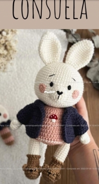 Azulie Croche - Viviane Larangeiras -  Consuela and Rattle - Consuela e Consuelita Chocalho - Portuguese