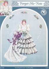 Just Cross Stitch Forget-Me-Nots #461 - Something Borrowed, Something Blue