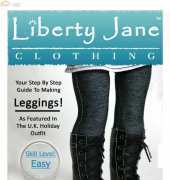 Liberty Jane Clothing - Doll Clothes Pattern: U.K. Holiday Leggings