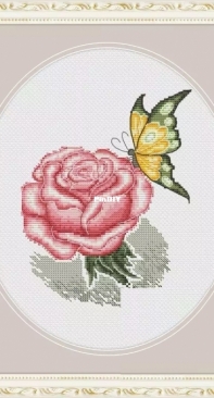 Rose and Butterfly by Alesya Batueva- free