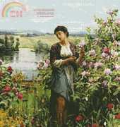 Artecy Cross Stitch - Julia Among the Roses