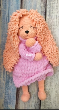 Anastasia Klepikova - Mila Bunny pajamas bag - Russian