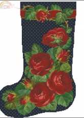 Ellen Maurer Stroh EMS 061 - Rose Stocking