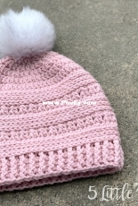 Five Little Monsters - Erica Dietz - Crossed Doubles Hat - Free