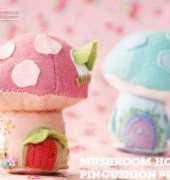 Red Brolly - Fairy Mushroom House