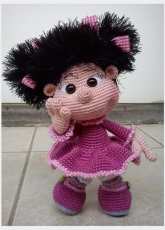 My purple elf doll