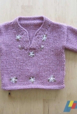 Baby Folkwear Caftan by Marilyn Losee /Yarnspirations-Free