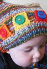 Sams Button Hat by Jane Terzza/ JaneTerzzaDesigns