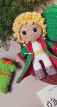Artemis Crochê - Aila Dias - Little Prince - Pequeno Príncipe - Portuguese