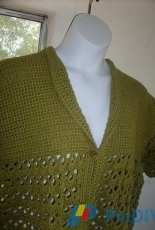 Copper Llama Studio- Jamie Payne- - 1799 No-Seams Shell Cardigan