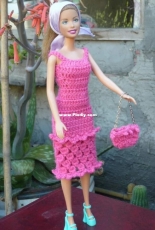 Maguinda Bolsón - Georgina dress and bag set for dolls