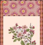 DMC XC1094 - Pannel with Cherry Flowers xsd