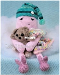 The Left-Handed Crocheter - Jennifer Adams - Baxter the Monster