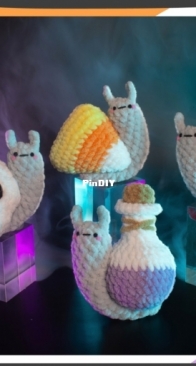 Garden Hoe Crochet - Zoe Young - Halloween Snails Bundle